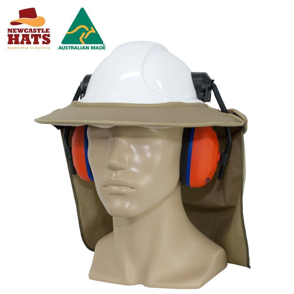 NEWCASTLE HATS Hard Hat Earmuff Brim w/ Flap - Picture 9 of 20