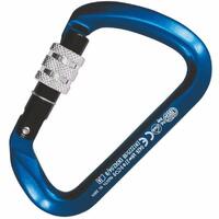 KONG 737 Aluminium Big D Screwgate 27kN Blue Carabiner (PACK OF 4)