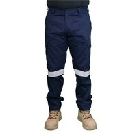 WORKIT ARMADURA Cut Protection Modern Fit Taped Cargo Pants Navy