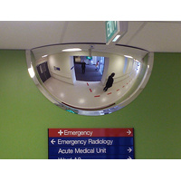 ACRIL Indoor Half Dome Acrylic Convex Mirror Heavy Duty 450mm