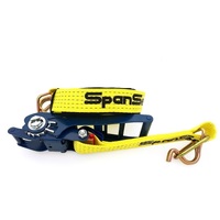 SpanSet ERGO ABS Ratchet Tie Down 50mm 9m 2500kg w/ Tension Force Indicator (TFI)