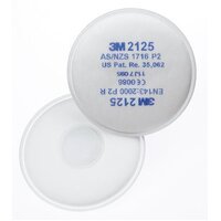 3M 2125 Particulate Disc Filter P2 Replacement (1 PAIR)