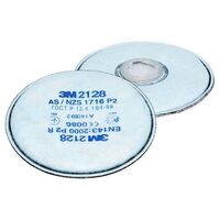3M 2128 Particulate Disc Filter GP2 Replacement (10 PAIRS)