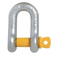 BEAVER Yellow Pin Grade S Dee Shackle 9.5T to 35T