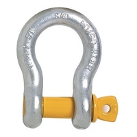 BEAVER Yellow Pin Grade S Bow Shackle 9.5T to 55T