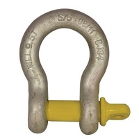 BEAVER Yellow Pin Grade S Bow Shackle 5mm x 6mm 0.33T