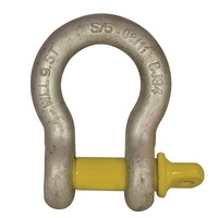 BEAVER Yellow Pin Grade S Bow Shackle 22mm x 25mm 6.5T