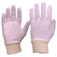 Cotton Liner Glove Knitted Wrist (PACK OF 12)