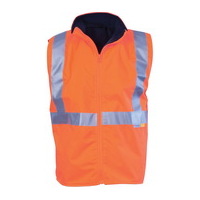 DNC Hi Vis Reversible Vest with 3M Tape