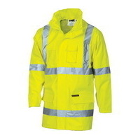 DNC Hi Vis Cross Back D/N “2 in 1” Rain Jacket - Yellow