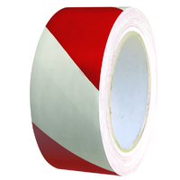 HUSKYTAPE Floor Marking Tape 48mm x 33m (RED/WHITE)