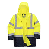 PORTWEST Essential 5-in-1 Two-Tone Jacket Yellow/Navy, XL