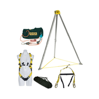 MSA Confined Space Kit w/ 3:1 45m Rescue Safe Rope Pulley System (15m Travel Distance)