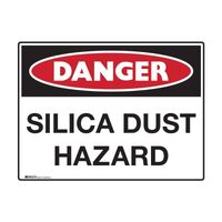DANGER Silica Dust Hazard