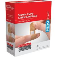 AEROPLAST Band-Aid Premium Fabric (Box 50) | PACK OF 12