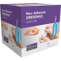 AeroPad Non-Adherent Dressing Pads 10 x 10cm | LARGE (BOX OF 50)