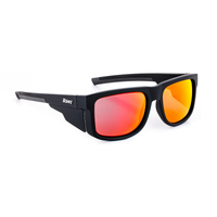 Riley NAVIGATOR Safety Glasses Red Fire Revo (BOX OF 10)