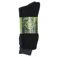 Bamboo Textiles 3 Yarn Work Sock (PACK OF 3)