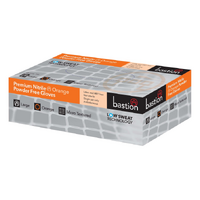 BASTION PREMIUM Nitrile Powder Free Glove Orange (BOX OF 100) - Small
