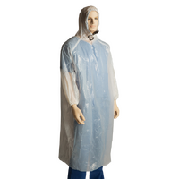 BASTION Clear Disposable Lightweight Poncho (PACK OF 10)