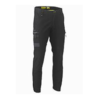 BISLEY FLX and MOVE Stretch Cuffed Pants (BLACK)