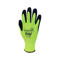 Bastion Monaco Hi Vis Sandy Nitrile Glove | PACK OF 12