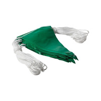 GLOBAL SPILL Bunting 30m Length Green Flagging | PACK OF 10