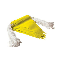 Bunting 30m Length Yellow Flagging | CARTON OF 40