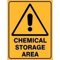 Chemical Storage Area W/Picto