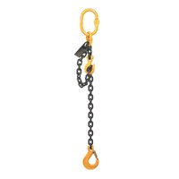 BEAVER Grade 80 Single Leg 7mm Chain Sling w/ Clevis Hook 1.5T 3M