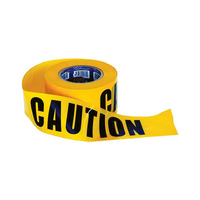 PRO CHOICE Barrier Tape Yellow CAUTION | CARTON OF 20