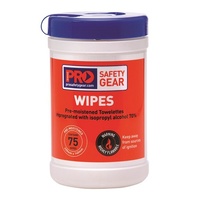 PRO SAFETY: PRO WIPE ISOPROPYL CLEANING WIPES (75 PER PACK)
