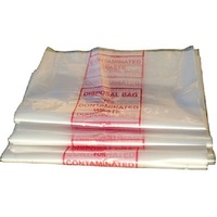GLOBAL SPILL Contaminated Waste Disposal Bag 1400mm x 500mm 100 Micron