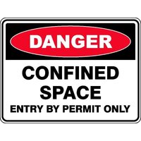 Danger Confined Space Sign