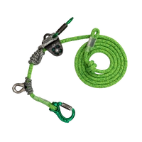 DMM Nomad+ 12.8mm Work Positioning Lanyard Lime Green 5m
