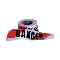 PRO CHOICE Barrier Tape Red/White DANGER | CARTON OF 20