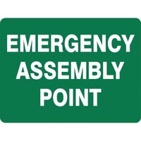 EMERGENCY ASSEMBLY POINT Sign