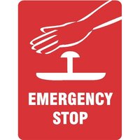 EMERGENCY Stop Sign