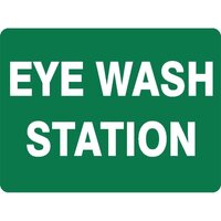 EMERGENCY EYE WASH STATION Sign