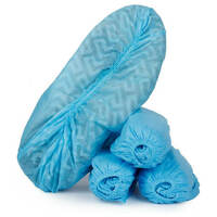 FRONTIER Disposable Non-Skid Shoe Cover Blue (CARTON OF 500)