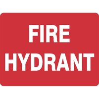 Fire Hydrant Sign