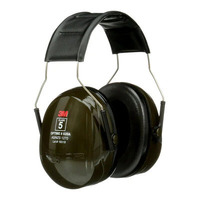 3M Optime 2 Headband Green Earmuffs Class 5 32db (CARTON OF 10)