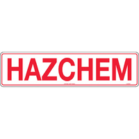 USS Hazchem Safety 600mm x 150mm Sign 
