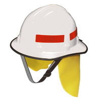 3M Unisafe Tuffmaster Bushfire Fighting Hard Hat Type 3 w/ Chin Strap & FR Neck Flap