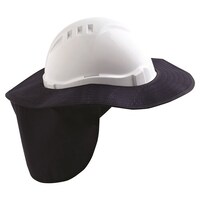 PRO CHOICE Poly/Cotton Hard Hat Brim with Neck Flap