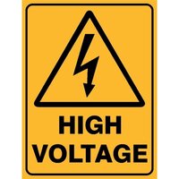 High Voltage Sign W/Picto