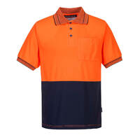 PORTWEST 2Tone Hi-Vis Short Sleeve Polo Shirt