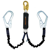 SKYLOTEC BFD Y Flex Elasticised Twin Lanyard 1.5m