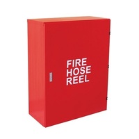 MEGAFire Fire Hose Reel Cabinet Metal Wall Mount (Push Lock)