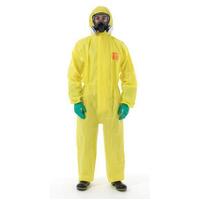 Ansell AlphaTec Microchem 3000 Overalls Yellow (CARTON)